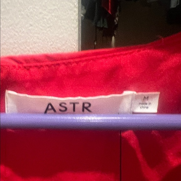 NWT ASTR Red Babydoll Dress - Picture 2 of 6